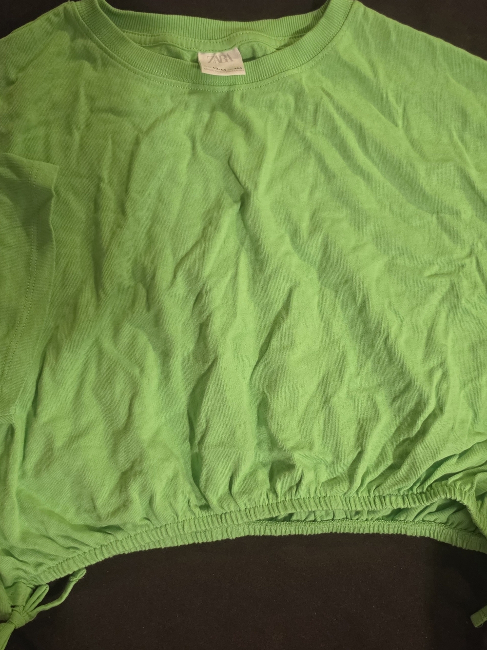 Zara Neon Green Crewneck Tee